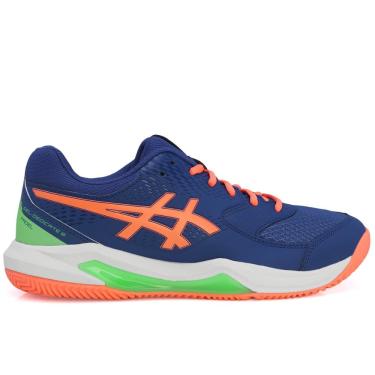 Imagem de Tênis Asics Gel Dedicate 8 Padel Azul e Laranja-42
