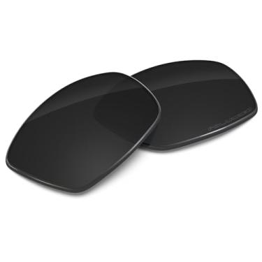 Imagem de Tintart Lentes de substituição de desempenho compatíveis com RayBan Liteforce RB4179 62 mm polarizadas gravadas - preto carbono