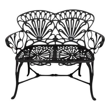 Imagem de Banco de Jardim Namoradeira Primavera 2 Lugares Alumínio Fundido - Nos