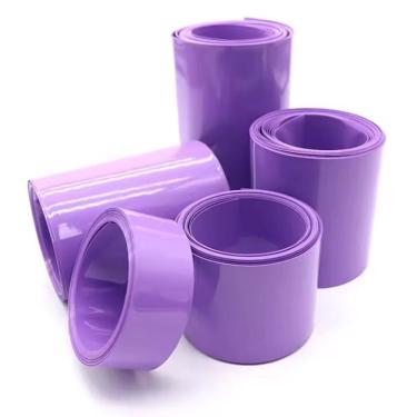 Imagem de Tubo Espaguete Termo Retrátil Isolante 1/2 Lilás 3 Metros