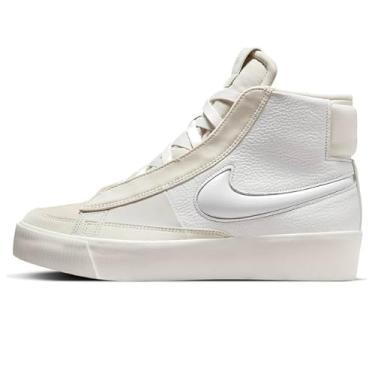 Imagem de NIKE Blazer Mid Victory Tênis feminino moderno, Summit White Phantom Light Cream White, 12