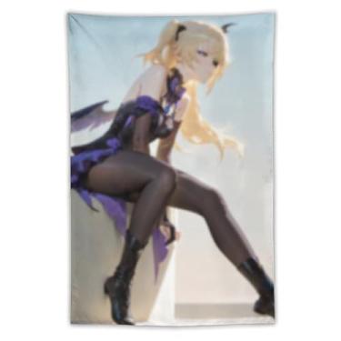 Imagem de LIEGBMEU Sexy Bikini Hot Anime Girl Tapeçaria 101.6 cm x 152.4 cm Interior Exterior Wall Quilt Art Decoração de Tapeçaria Caprichosa, AF092