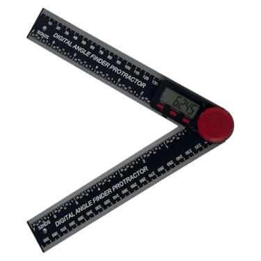 Imagem de Xgdsnly Ângulo Digital com Display de 200 Mm Goniômetro de Exibição Rápida Inclinômetro para Fabricação de Móveis Decoração de Marcenaria, Preto, Tamanho real