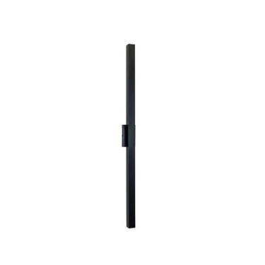 Imagem de Lustre Arandela Tubo Quadrado Linear Fit Slim 100cm Preto 754 - Ilumin