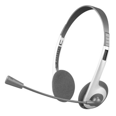 Imagem de Fone de Ouvido C3 Tech PH-01SI - com Microfone e Controle de Volume - Conector P2 - Prata