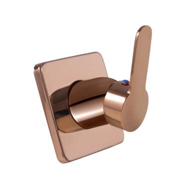 Imagem de Acabamento de Misturador Redondo Guaporé - Pingoo.casa - Dourado Rose