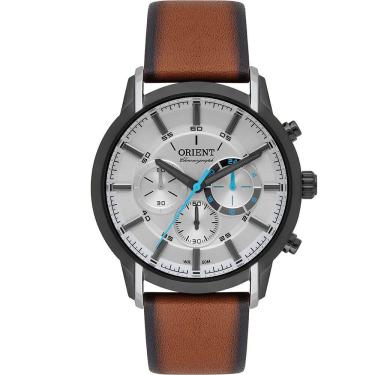 Imagem de Relógio ORIENT masculino cronógrafo couro MTSCC045 S1MX
