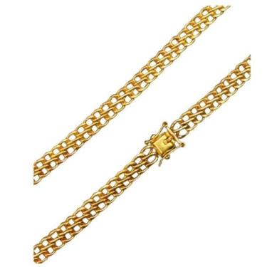 Imagem de Cordão Corrente Lacraia 6Mm Moeda Antigas Fina - A.R Variedades Mt