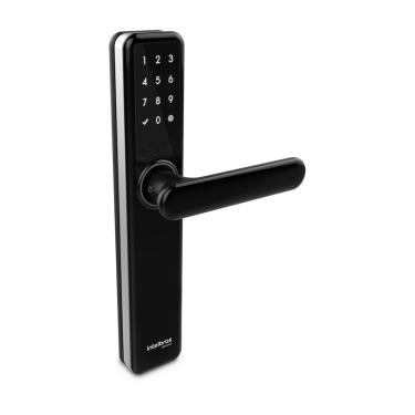 Imagem de Fechadura Digital de Embutir com Maçaneta IFR 3000 Preto Intelbras