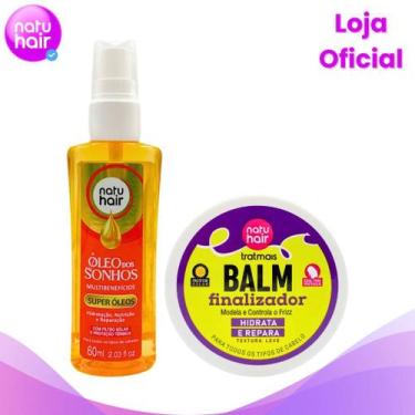 Imagem de Kit Balm Finalizador + Óleo dos Sonhos Super Óleos - Natuhair Cosmétic