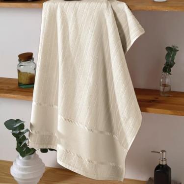 Imagem de Toalhas Lavabo Bella Dohler para Bordado Cruz (3, 12445 - Bege Claro, 45cm X 30cm)