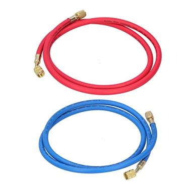 Imagem de Mangueira de enchimento de refrigerante Premium Air Conditioner Repair Tool Car Accessories Reabastecimento de refrigerante e manutenção de ar condicionado (para R410 2pcs 1.5m)