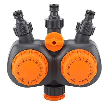 Imagem de Timer mecânico do controlador de água do jardim ABS ABS ECO ABS de irrigação à prova de vazamentos duráveis ​​para flores Plantas em vasos de frutas Clubes de habitação da