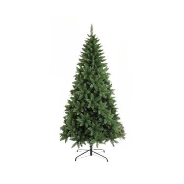 Imagem de Árvore de Natal Completa Pinheiro Tradicional 1,50m 1,80m 2,10m 400 800 1000 Galhos Ajustável Hastes Flexíveis Decoração de Natal(Média - 180cm)