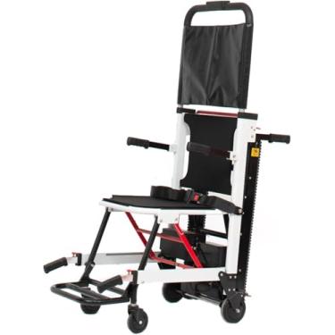 Imagem de Carrinho De Cadeira De Rodas De Escada De Escalada Elétrica Cadeira Dobrável Portátil Elevador De Escada Elevador De Escada Assistência De Mobilidade Equipamento Médico Para Patie, C
