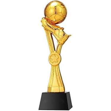 Imagem de Troféu De Futebol Troféu Evento Esportivo Troféu Troféu De Cristal Prêmio Lembranças, Ouro