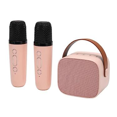 Imagem de RiToEasysports Máquina de karaokê Portátil Com Som Dinâmico, Alto -falante Amplo, KTV Em Casa, Plástico, 8x7.2x6.5cm (Rosa)
