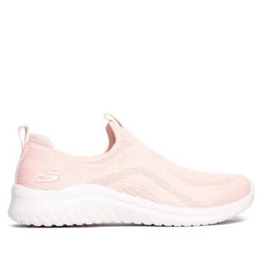 Imagem de Tênis Feminino Skechers Ultra Flex 2.0 Calce Fácil Rosa, Rosa, 35