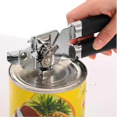 Imagem de Abridor Manual 3 em 1, Abridor de Latas, Garrafas e Tampas, com Alças Ergonômicas, Abridor Manual, Com Lâmina Afiada, Conjunto Abridor de Lata Para Bebidas, Para Cozinha
