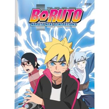 Imagem de Caderno Brochura 1/1 Costurado Animativa, 80 folhas, Capa Dura, Boruto A