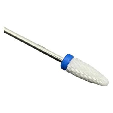 Imagem de 1 peça de brocas de cerâmica para unhas, cortador rotativo, aparelho de limpeza para manicure, acessórios de máquina de trituração de unhas, ferramentas de gel de unhas