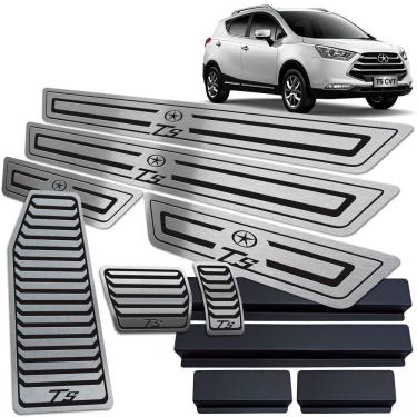 Imagem de Descanso Soleira Pedaleira Automático Preto Jac T5 2016 2019