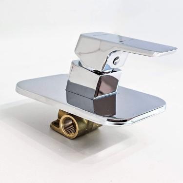 Imagem de Registro de Chuveiro Monocomando Square Konnen Metais Cromado