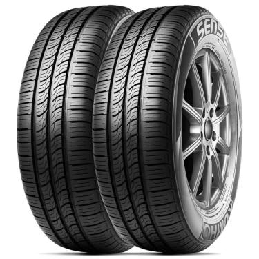 Imagem de Kit 2 Pneu Kumho Aro 13 165/70r13 79t Sense Kr26
