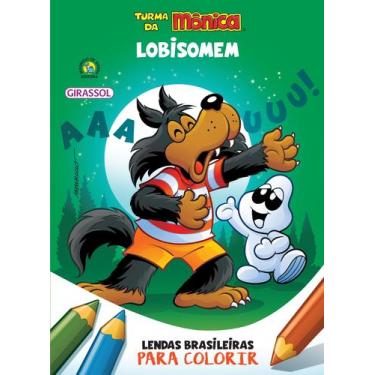 Imagem de Livro - Turma da Mônica - Lendas Brasileiras para Colorir - Lobisomem