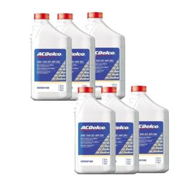 Imagem de 6 Litros De Oleo Motor 5w30 Sn 100 Sintetico Kit380 - Acdelco