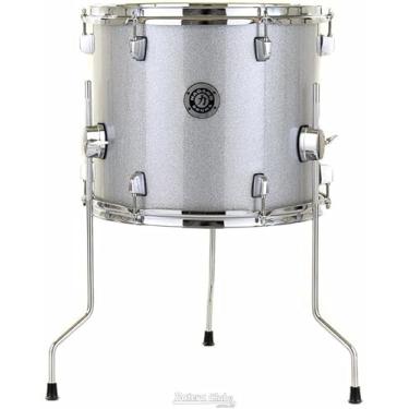 Imagem de Surdo Avulso 14 Nagano Garage Silver Sparkle 14x14 com 3 Pés