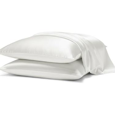 Imagem de Kit 02 Fronhas de Cetim Antifrizz para cabelo e pele+uma scrunchie (xuxinha) de cetim. (Para ver qual preferencia de cor e se temos disponivel, entraremos em contato com o cliente)