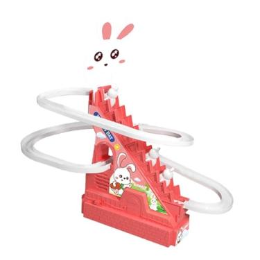 Imagem de Kokiya elétrico subindo escadas, pista de corrida, brinquedo de escorregar, pista de escorregar com luz musical, 3 Coelhos