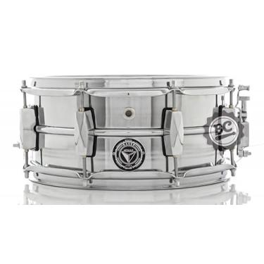 Imagem de Caixa Bauer Steel Shell 12x5,5 TCM37 com casco em Aço cromado esteira e canoas com buchas em brass