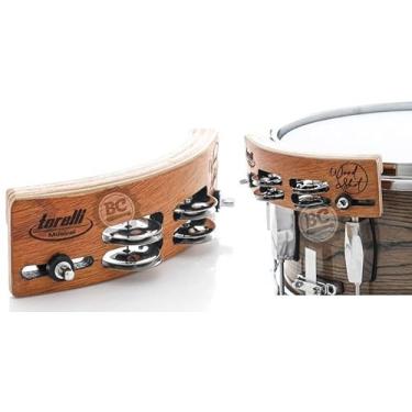 Imagem de Groove Wedge Torelli Wood Shot TWS41 com Platinelas aumente o volume do aro de caixa e o sidestick