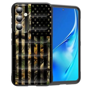 Imagem de CICPLKSE Capa para Galaxy S25 FE, silicone premium com [forro de microfibra macio antiarranhões] capa protetora à prova de choque para Samsung Galaxy S25 FE 6,7 polegadas 2025, bandeira americana da