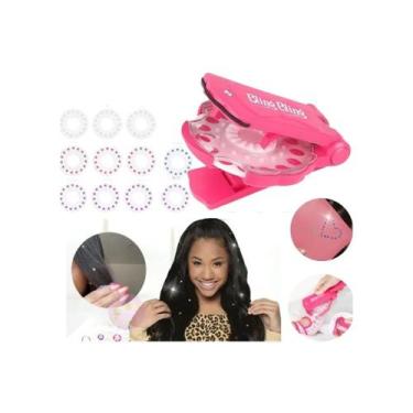 Imagem de Cola de máquina Glitter Hair para decorar cabelos com diamantes - Ligh