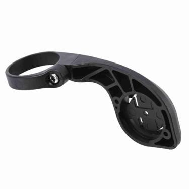 Imagem de SPYMINNPOO Suporte de Guiador de Bicicleta de Plástico Durável, 2 Cores, para Ciclistas, Odômetro Edge Bryton Rider, Adequado para Guiador de 31,8 Mm (Preto)