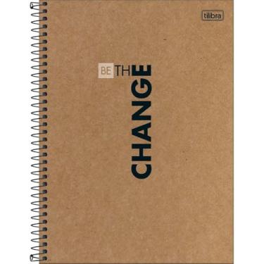 Imagem de Tilibra - Caderno Capa Dura Universitário Kraftwork 1 Matéria 80 Folhas - Capa 2 - Be The Change