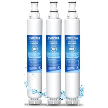 Imagem de PURIFRIZ Pacote com 3 filtros de água para geladeira 4396701 compatíveis com Whirlpool EDR6D1, filtro EveryDrop 6, 4396701, Kenmore 9915, 469915, WF293, RWF2000A, 4396702, LC200V, L200V, WFL200