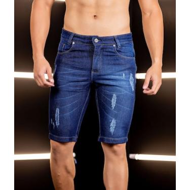 Imagem de Bermudas masculinas laycra - Monthary , Azul, 38