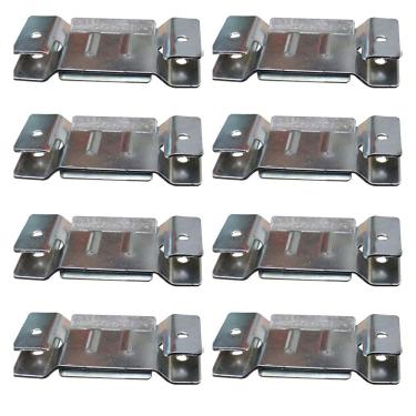 Imagem de 8 Pares de Conector de Encaixe para Móveis Sofá Cabeceira Painel Zincado G59