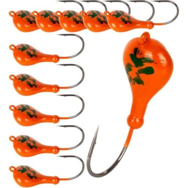 Imagem de UNCLE MO'S SALTWATER TACKLE tenaz tog jig head (1 onça) pacote com 10 - bass, blackfish, progy, fluke - feito à mão por umt