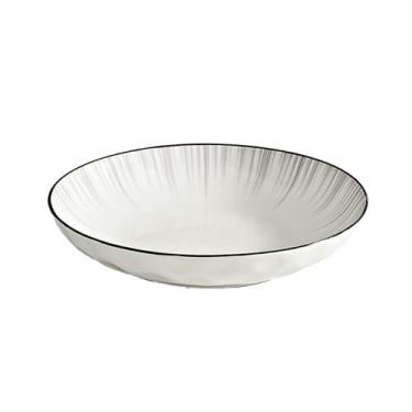 Imagem de Utensílios de mesa de cerâmica personalizados japoneses tigela criativa simples hashis tigela de arroz - prato de 18 cm