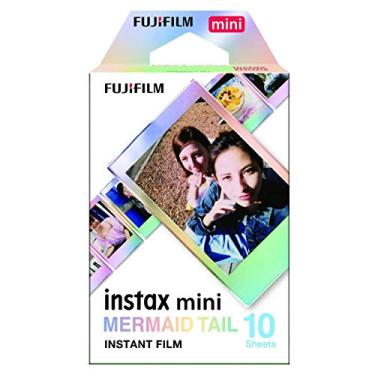 Imagem de Filme para Fujifilm Instax Mini, design de cauda de sereia, pacote com 10