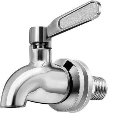 Imagem de RIMOO Torneira dispensadora de água, torneira de substituição de aço inoxidável para pote de água, torneira de grau alimentício (adequado para pote de água ST01)