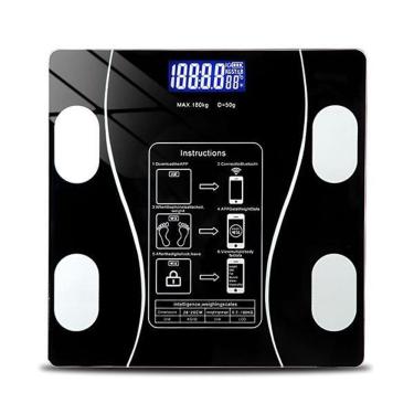 Imagem de Balança Inteligente Bioimpedância Bluetooth App De Celular