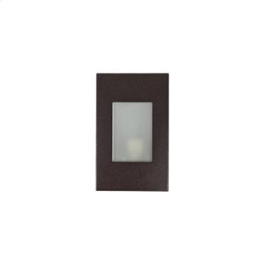 Imagem de Balizador de Parade 4x2 para 1 lâmpada G9 BL 01 marrom