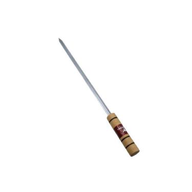 Imagem de Espeto Simples Churrasco Assar Carne Costela Tulipa 55Cm