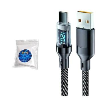Imagem de Cabo De Carregamento Rápido USB C Para C De Alta Potência 30W-120W Com